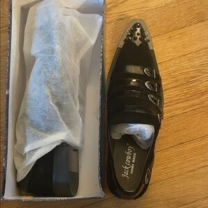 Black Patent Leather Loafers
